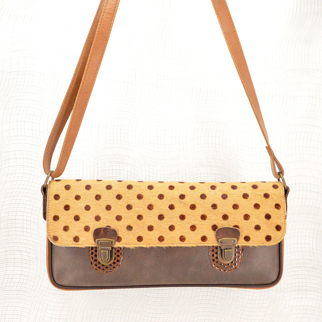 maxi_taupe_pois_marron_baguette_cuir_mai_baeg