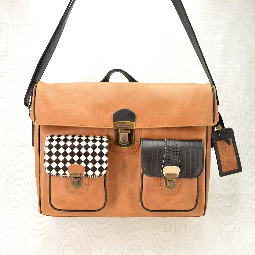 milo_miel_damier_cartable_cuir_mai_baeg